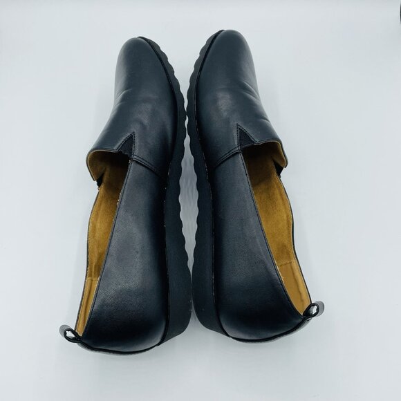 Comfortview Shoes Womens Size 11 Wide Black June Comfort Wedge Slip On Loafers - Picture 11 of 11